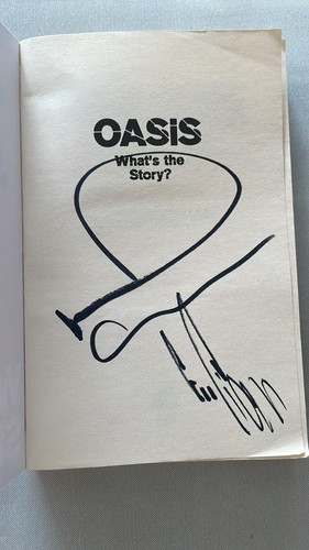 Oasis hand signed whats - oasis, the